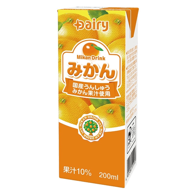 オレンジ10％ 200ml｜南日本酪農協同公式 デーリィ通販