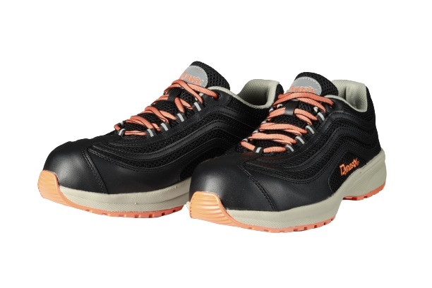 静電気帯電防止機能付き ダイナスティ安全靴PU2 白 24cm ドンケル D1003N (67-0492-99)