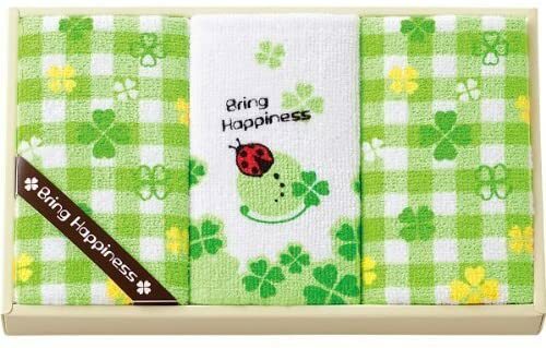 タオルギフトセット （ミニタオル 3枚） ご挨拶ギフト　ハンカチタオル！　箱入り[タオルギフト] ブリングハピネス