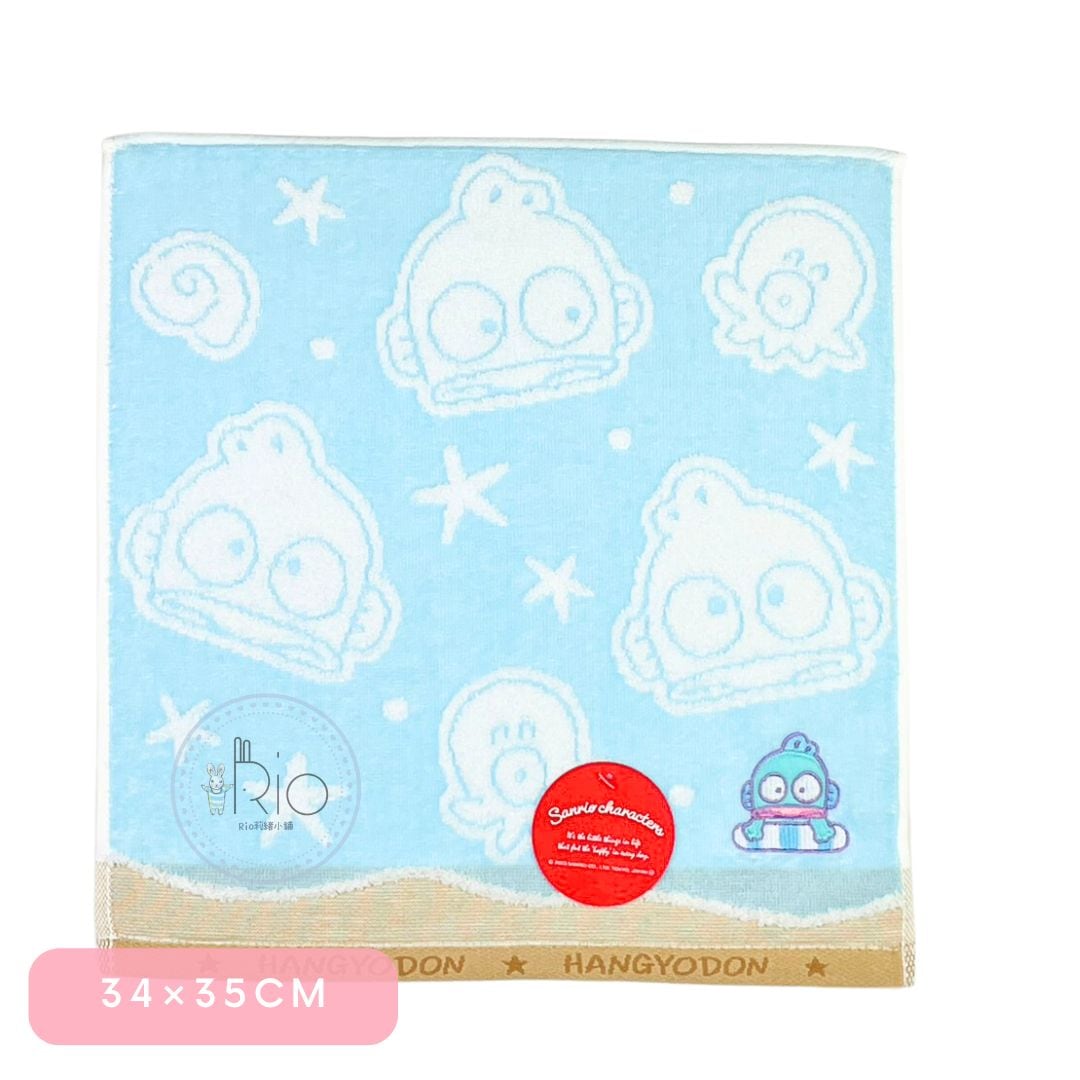 【ウォッシュタオル】サンリオ ウォッシュタオル WN201600 34×35cm ハンギョドン マリン