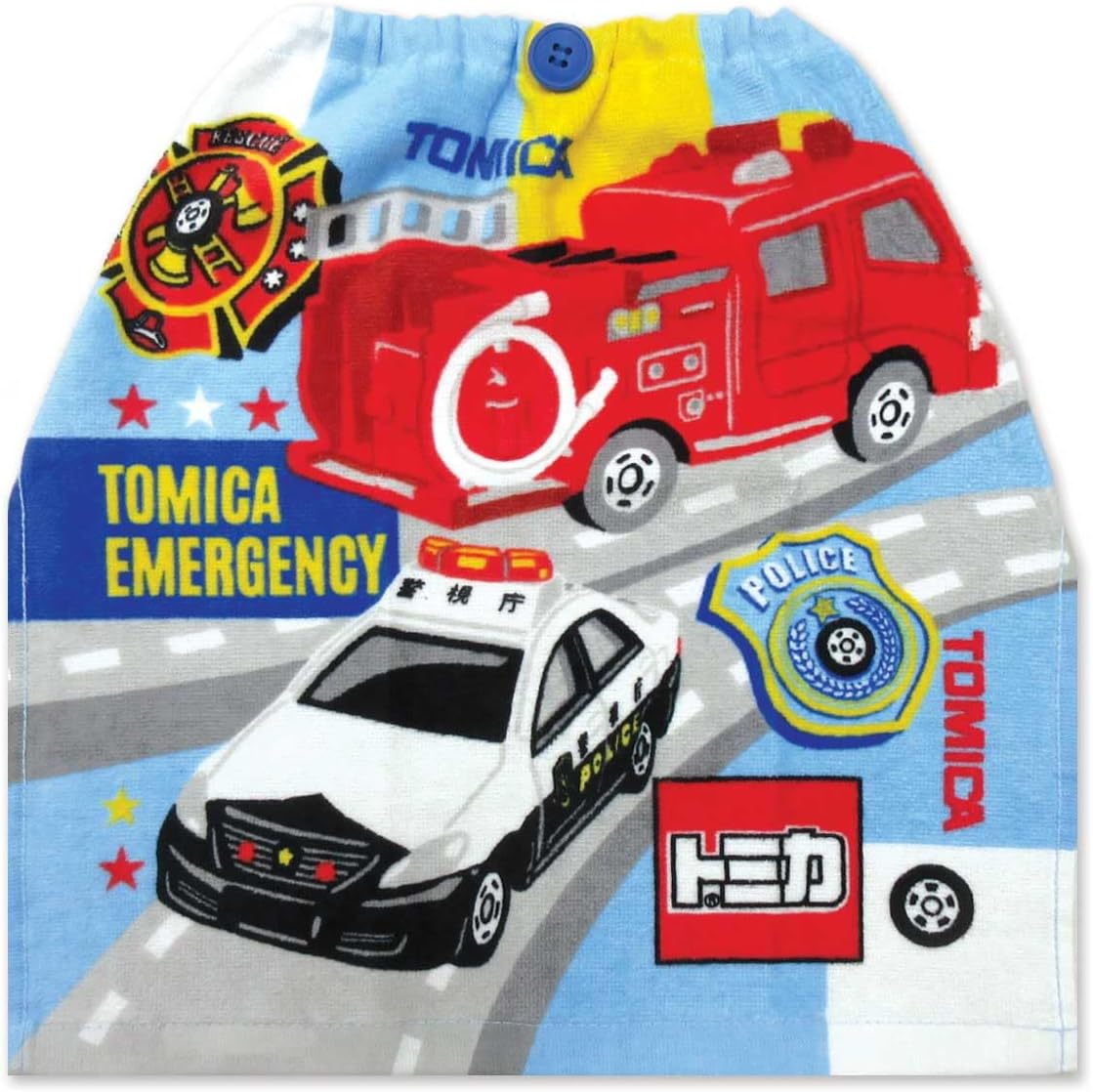 おりこうタオル 約34×35cm【タカラトミー】【トミカ】