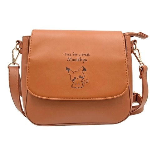 ポケピース ぬいぐるみシリーズ ショルダーバッグ ブラウン W210×H117×D50mm PKP-167