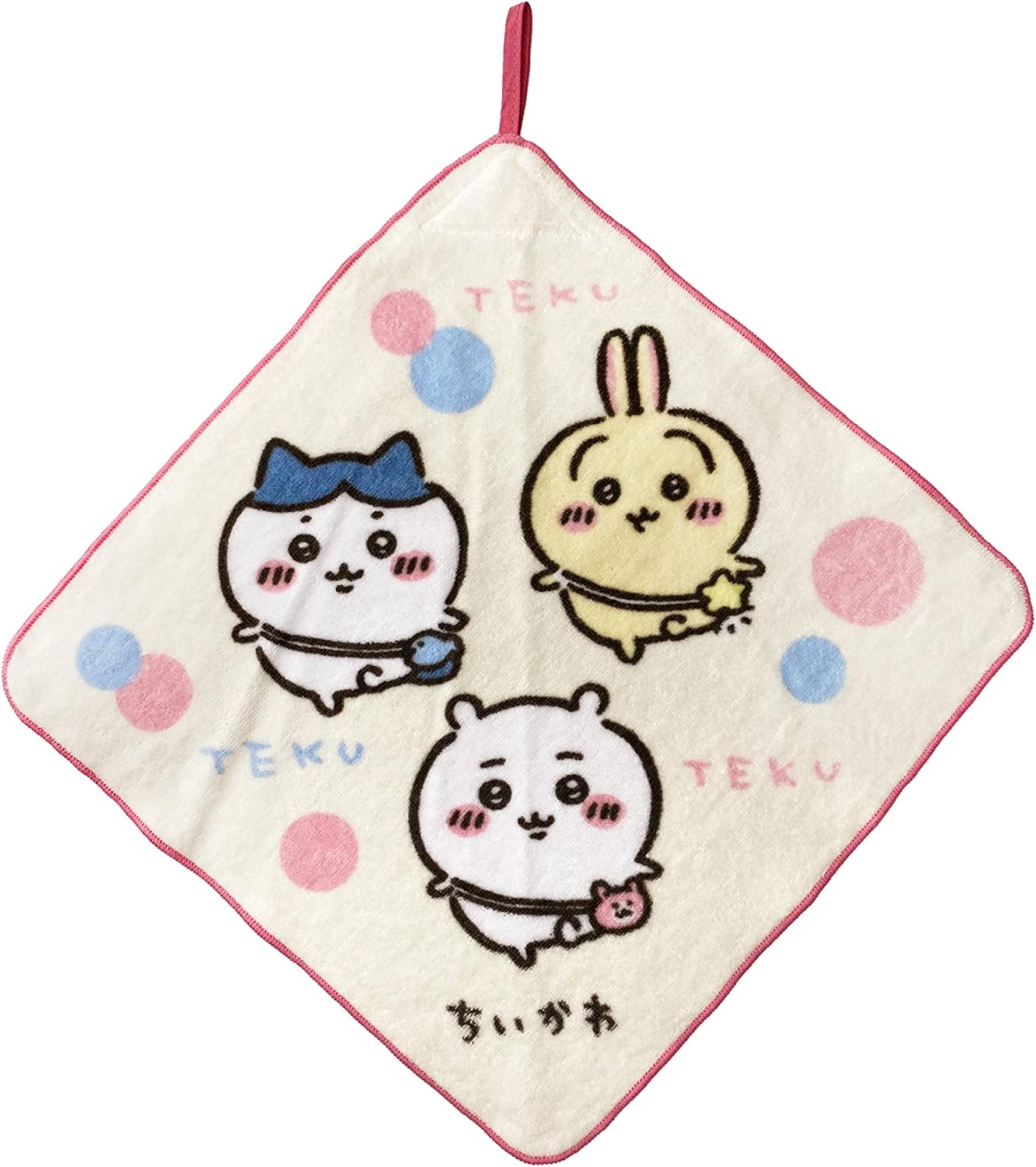 丸眞 ループタオル ちいかわ てくてく キャラクター 入園入学グッズ 入園入学準備 保育園 幼稚園 小学校 女の子 0775013000