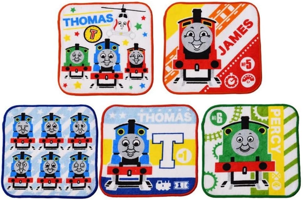 ミニタオル 5枚組 きかんしゃトーマス 仲間たちがいっぱい きかんしゃトーマス キャラクター 入園入学グッズ 入園入学準備 保育園 幼稚園 小学校 男の子