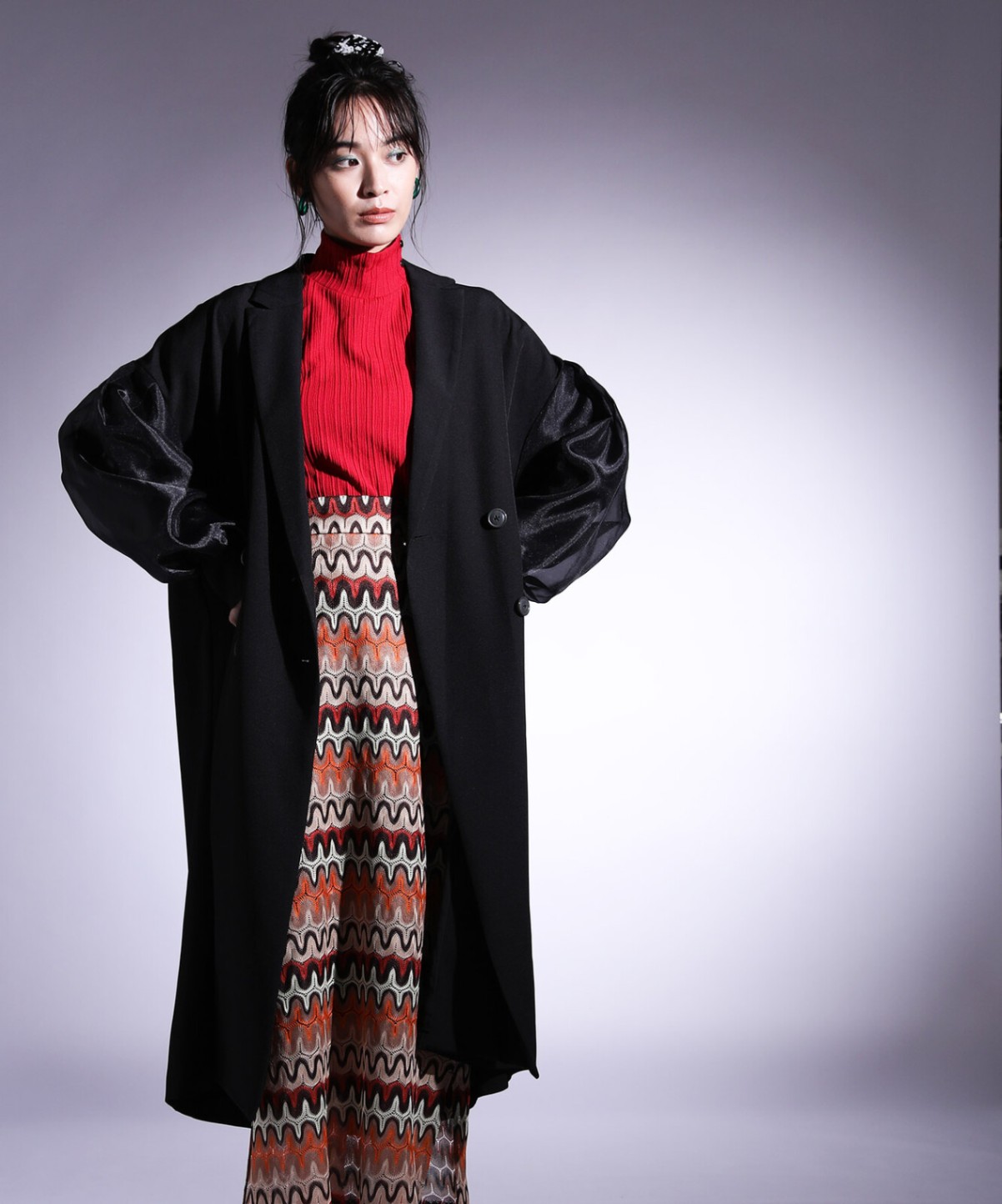 Limue　オーガンジースリーブBIGコート