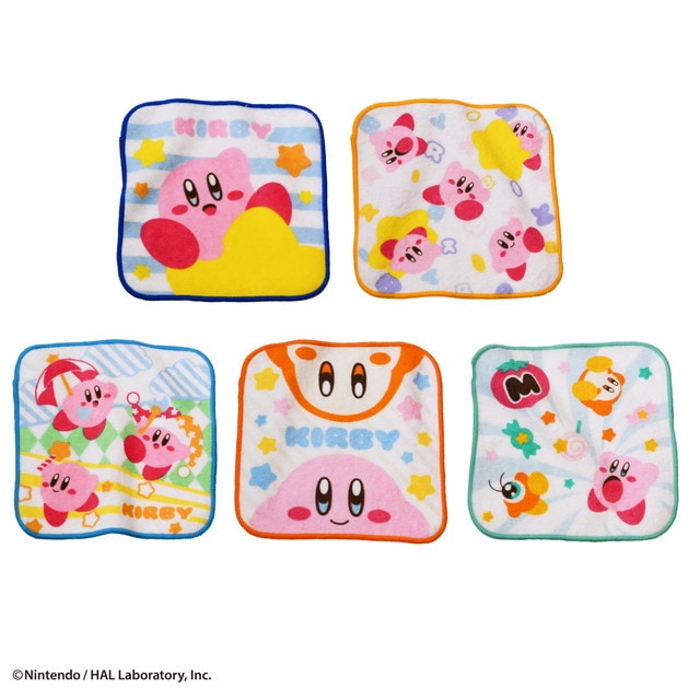 星のカービィ カービィがいっぱい ミニタオル 5枚組