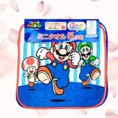 丸眞 ミニタオル 5枚組 任天堂マリオ マリオワールド ミニタオル 5枚組 入園入学グッズ 入園入学準備 |キャラクター用品