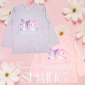 マイメロクロミ長袖Tシャツ 子供服　子供服 サンリオ　sanrio|キャラクター用品