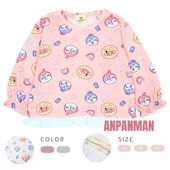  それいけ！アンパンマン　総柄裾フリル長袖Tシャツ　ベビー服　子供服  長袖|キャラクター用品