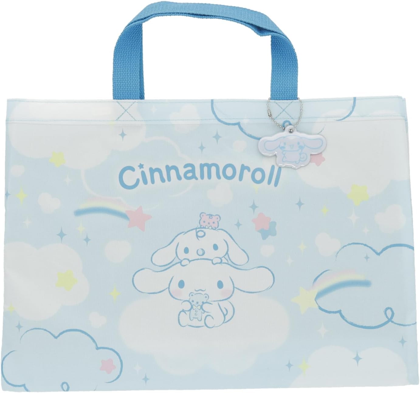 サンリオ シナモロール キラキラお空　レッスンバッグ 手提げ袋 入園入学グッズ 入園入学準備 保育園 幼稚園 小学校 女の子 キャラクター 