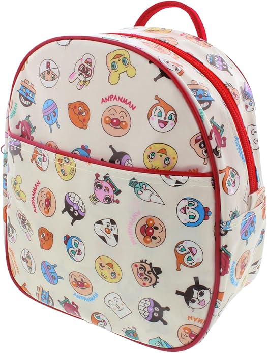 アンパンマン オールスター柄リュック ANC-3500 ANPANMAN 約24×23×11.5cm 日本製 アイボリー