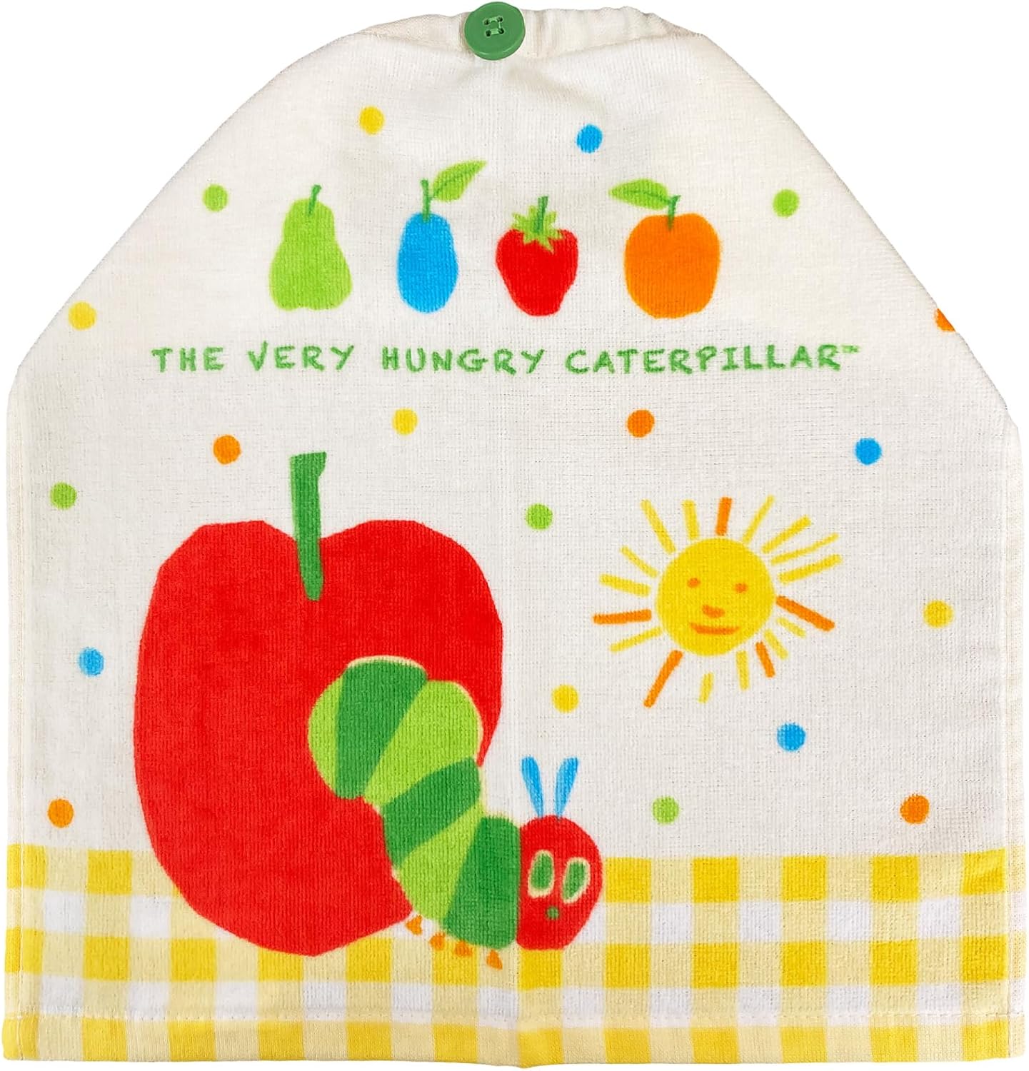 林(Hayashi) おりこうタオル 約34×35cm はらぺこあおむし にこにこ WO466800