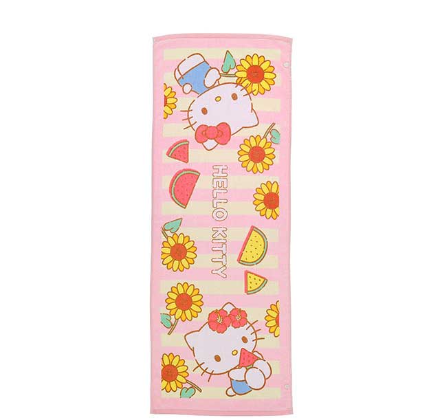 サンリオ ハローキティ ひまわり ジュニア用 バスタオル