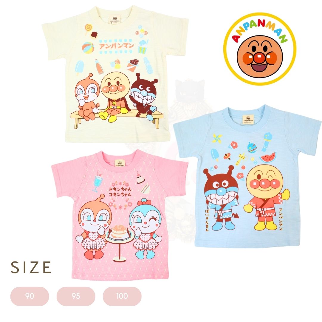 アンパンマン 天竺 和柄 半袖Ｔシャツ Anpanman