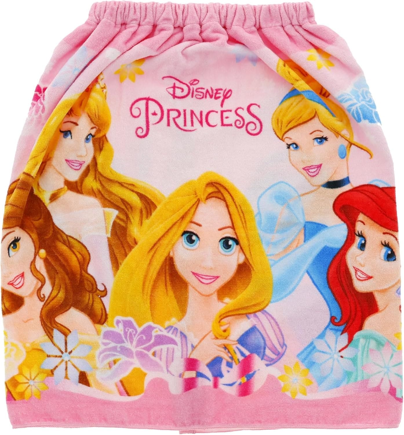 【巻きタオル】[60cm丈巻きタオル] ディズニー プリンセス フラワーズリボン 60丈マキタオル