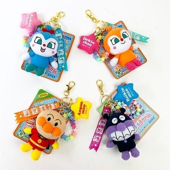 それいけ！アンパンマン NEWアンパンマンまんまるチャーム アンパンマン　バイキンマン　ドキンちゃんコキンちゃん マスコット