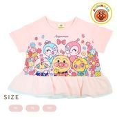 アンパンマン 天竺 2柄女児パネル 半袖Ｔシャツ Anpanman|キャラクター用品