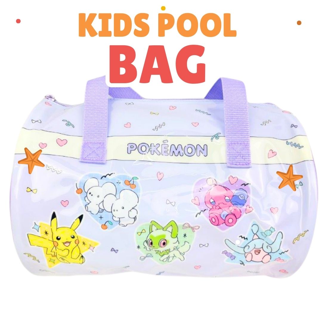  ポケモン ロールボストン ショルダー付き BPK5-3202 約31×20.5×20.5cm プールバッグ スイムバッグ ポケットモンスター 