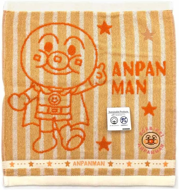 アンパンマン ウォッシュタオル フレンドリーアンパンマン　キャラクタータオル 子ども用 タオル 綿100% 可愛い  ギフトに最適