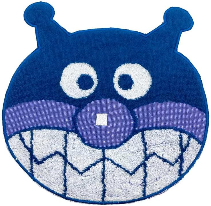 ハンドタオル　アンパンマン ダイカットミニタオル ばいきんまんスマイル 887952 丸眞