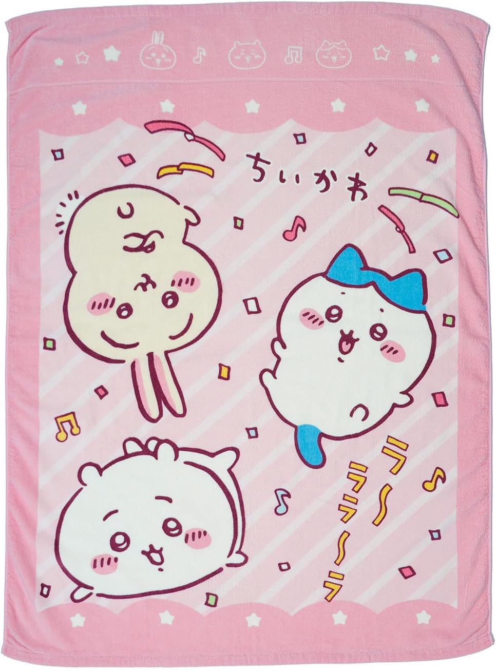 ちいかわ お昼寝ケット（ハッピーな毎日） 約85×115cm タオルケット