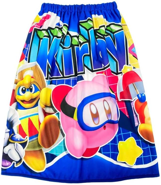 【巻きタオル】[60cm丈巻きタオル]星のカービィ マイクロファイバー マキマキタオル 60cm ラップタオル 子供用 プールタオル