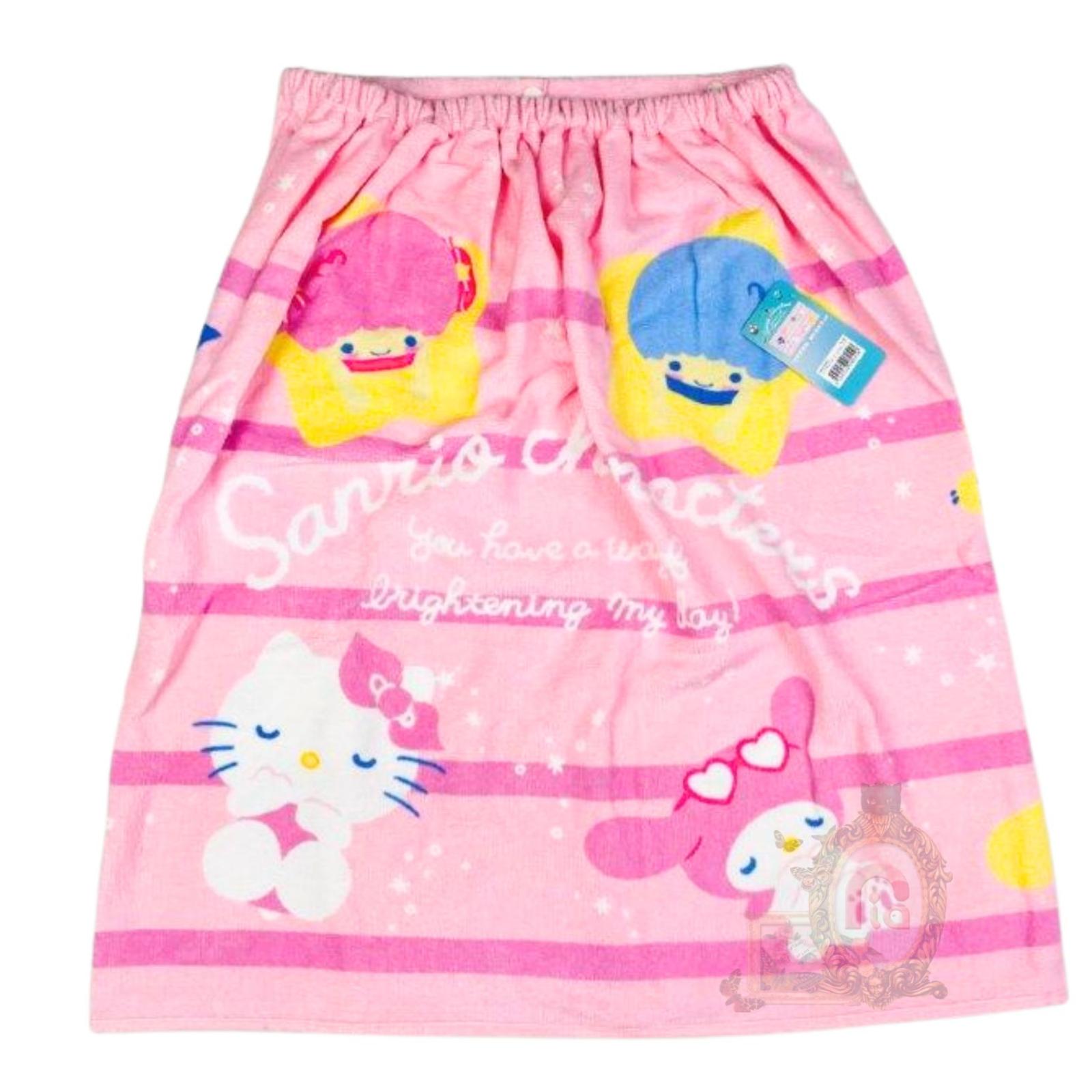 巻きタオル Mサイズ サンリオキャラクターズ ぷかぷかスイミング  キッズ プール 海 水遊び 着替え用