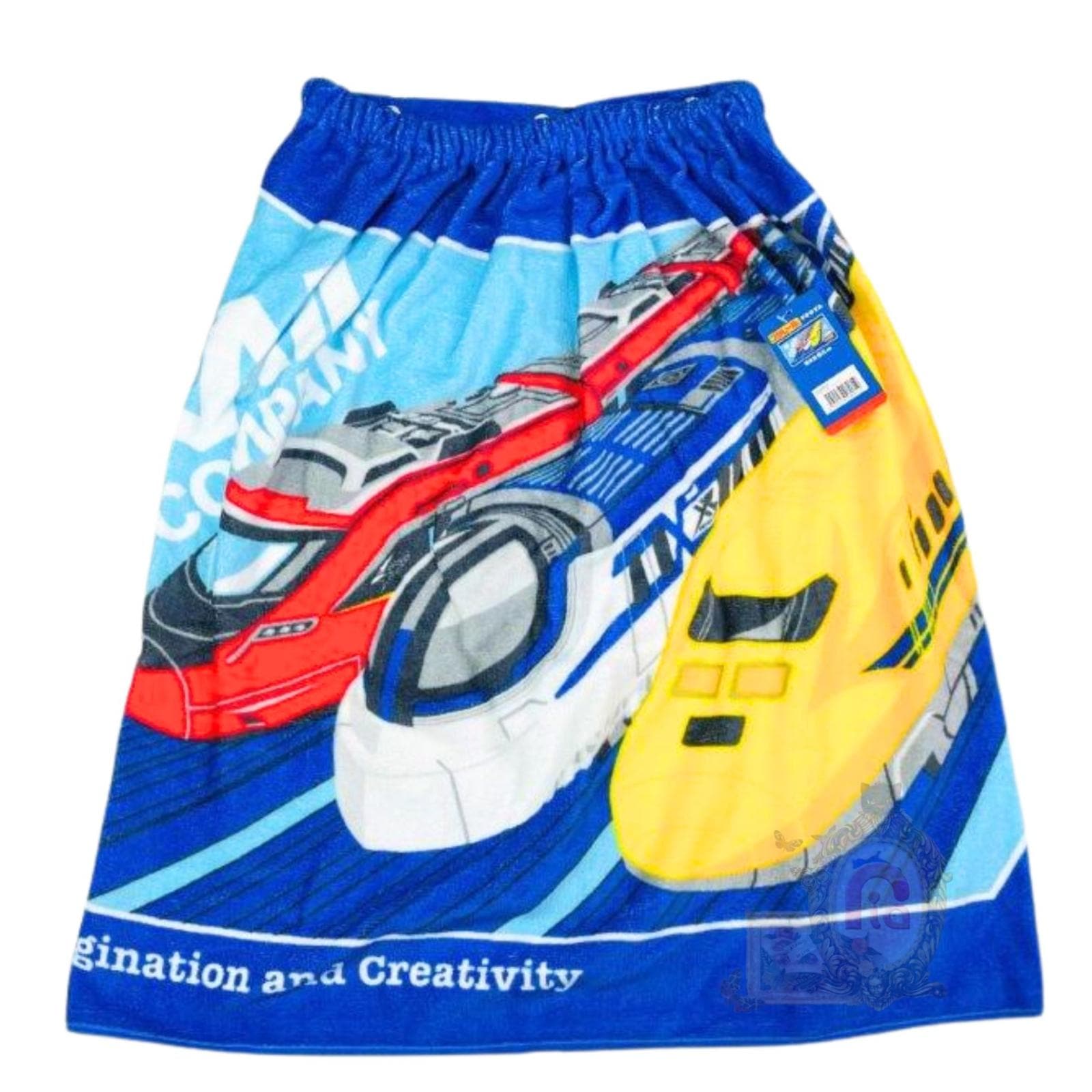 プラレール 巻きタオル 60cm丈｜林株式会社 MO480400  キッズ プール 海 水遊び 着替え用