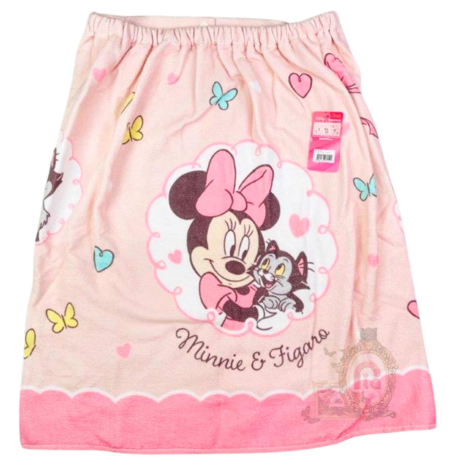 林株式会社 巻きタオル Mサイズ ディズニー ミニーマウス シュガリー MO479700  キッズ プール 海 水遊び 着替え用