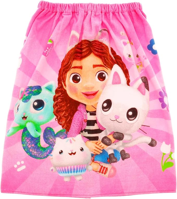 丸眞 60cm丈 巻きタオル ギャビーのドールハウス ギャビーキャッツ 制菌加工 紫外線遮蔽加工 女の子 4755023400