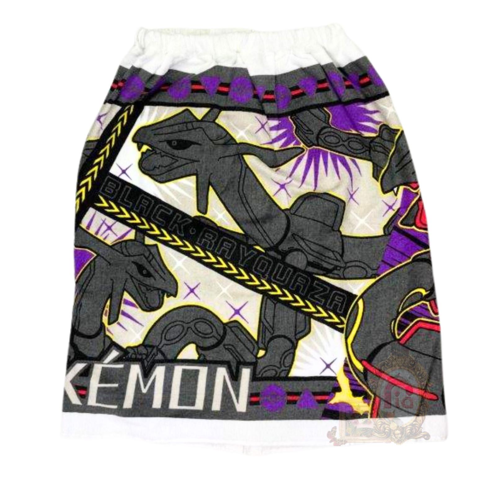 ポケットモンスター 男児 巻きタオル 60cm【ブラックレックウザ】