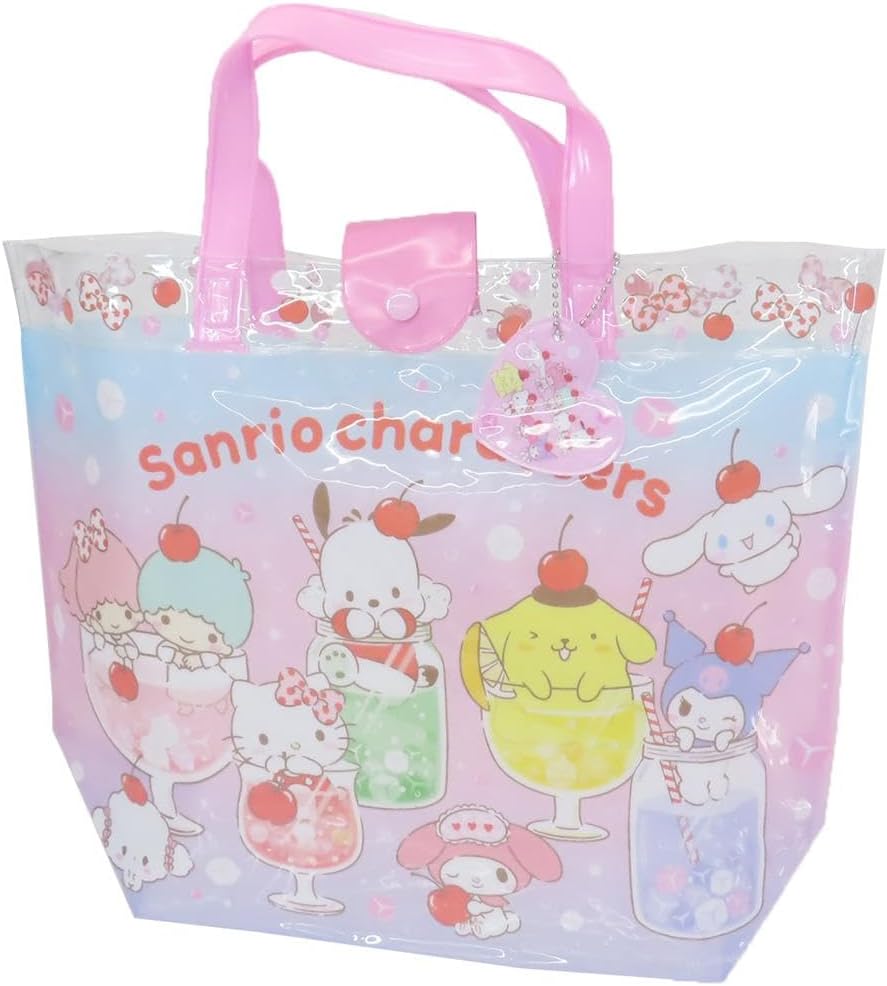 サンリオキャラクターズ プールバッグ【バケット型ビニールトート】[プールバッグ/ビーチバッグ/水着バッグ] 