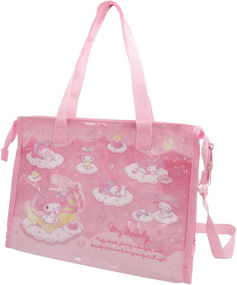 マイメロディ 縫製マチアリバッグ（ピンク）[プールバッグ/ビーチバッグ/水着バッグ] 