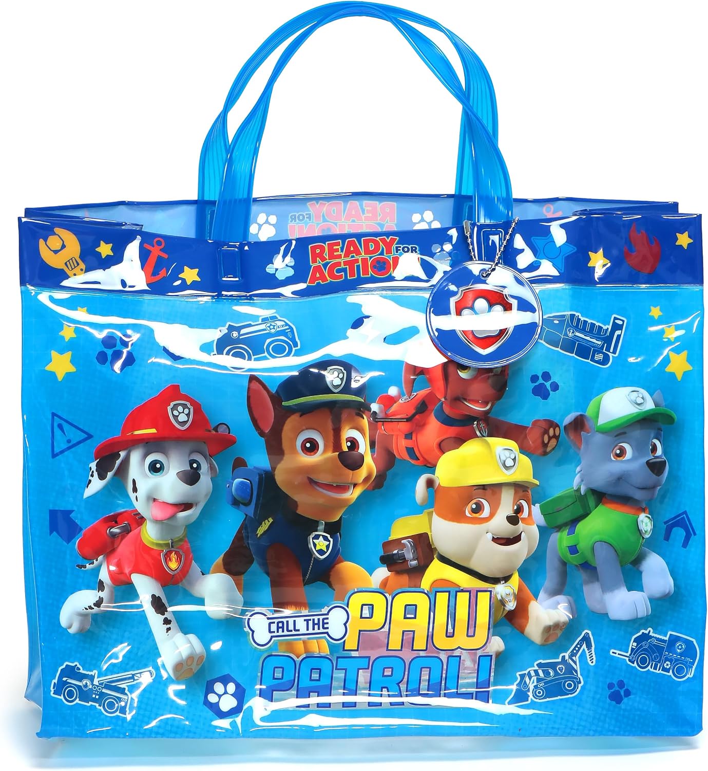 パウ・パトロール マチアリPVCバッグ（水色）パウパトロール プールバッグ / PVCバッグ 子供 /