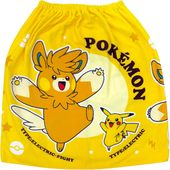 【巻きタオル】[60cm丈巻きタオル] 林 (Hayashi) ラップタオル Mサイズ 約60×115cm MO479400 ポケモン ピカチュウ スナップ付き|キャラクター用品