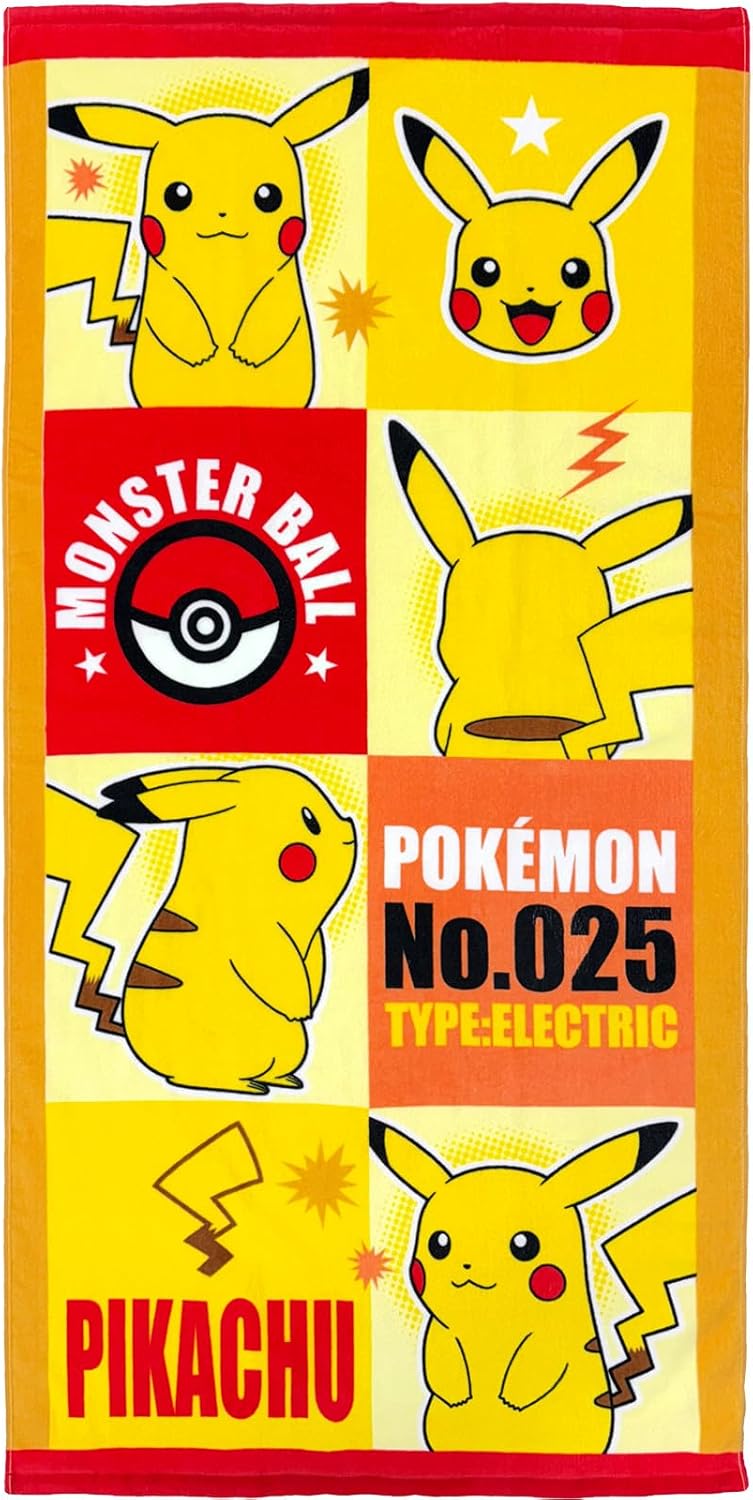 林(Hayashi) レジャータオル 約70×140cm ポケモン O5174 LO517400」は、株式会社林(Hayashi)から販売されている、ポケモン柄のレジャー用大判タオル