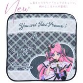 キミとアイドルプリキュア♪ ミニタオル キュアキッス柄 約20×20cm 綿100％　2025年新作　プチタオル・タオルハンカチ|キャラクター用品