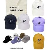  【HAPPY FACE】C.ツイルウォッシャブルCAP 選べる5色／ポケッタブル仕様／手洗いOK／通年使えるユニセックスキャップ|キャラクター用品