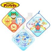 NST アンパンマン ループ付きタオル 3枚セット ピンク キャラクタータオル 保育園・幼稚園用 |キャラクター用品