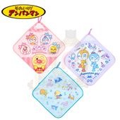 NST アンパンマン ループ付きタオル 3枚セット ピンク キャラクタータオル 保育園・幼稚園用 |キャラクター用品