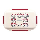 新入荷【日本製・4点ロック式】ちいかわ 4点ロック1段ランチボックス（リボン）|キャラクター用品