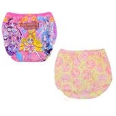 キミとアイドルプリキュア♪ プレミアムショーツ 女児 キッズ B柄 2枚組 綿100% リボン インゴム 100cm-130cm アソート 36731|キャラクター用品