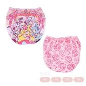 キミとアイドルプリキュア♪ プレミアムショーツ 女児 キッズ B柄 2枚組 綿100% リボン インゴム 100cm-130cm アソート 36731|キャラクター用品