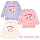 【本体 綿100％】2025年 秋冬 マイメロディ (My Melody) 裏起毛 スウェットシャツ PICK PICK 女の子 キッズ トレーナー 長袖|キャラクター用品