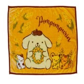 サンリオ ポムポムプリン ひざ掛け ブランケット ミモザとポムポムプリン デザイン キャラクター グッズ 可愛い 防寒 プレゼント ギフト|キャラクター用品