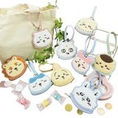 ちいかわ おかおサガラミニポーチ サガラ刺繍 もこもこ キャラクターグッズ 小物入れ キーホルダー付き|キャラクター用品