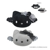 ハローキティ ぬいぐるみマルチクリップ ブラック＆グレー|キャラクター用品