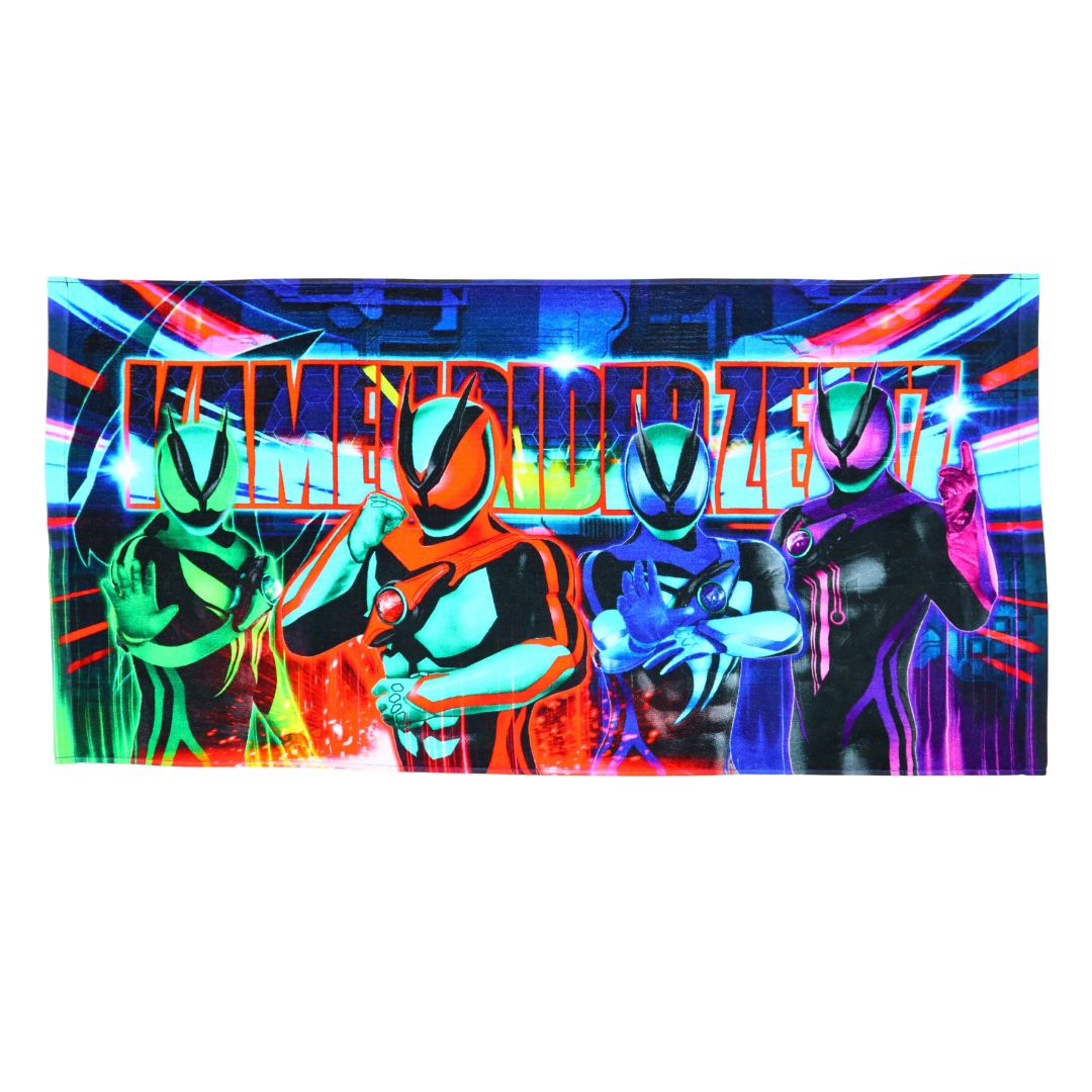 仮面ライダーゼッツ ミニバスタオル 綿100％ 約50×100cm