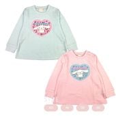 サンリオ シナモロール トレーナー 女の子 長袖 裏毛 スウェット サガラ刺繍 EU8939 秋冬 キッズ ジュニア 100cm 110cm 120cm 130cm ナカタ キャラクター|キャラクター