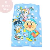 アンパンマン ミニスリーパー　ブルー 着幅約35cm×着丈約50cm もうふ 毛布 着る毛布 防寒着 あんぱんまん